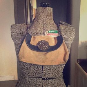 Suede handbag 💁🏻♀️👜